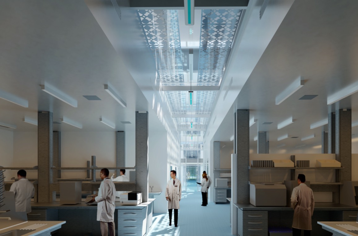 visualization lab interior