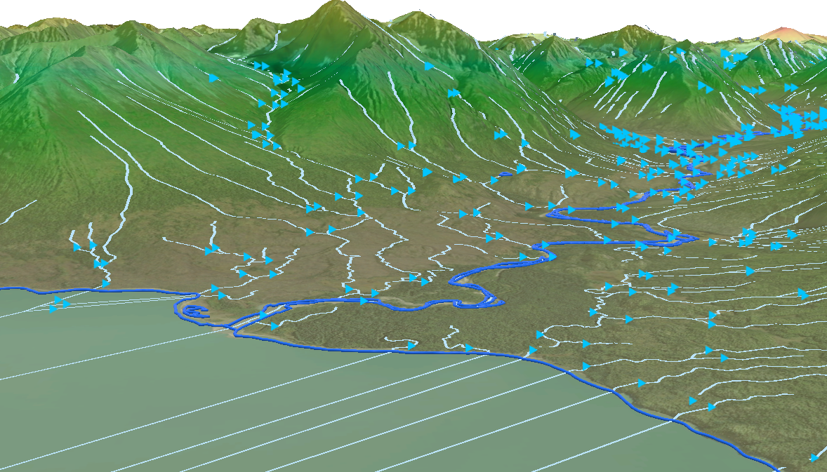 Elevation-Derived Hydrography for the USGS project image