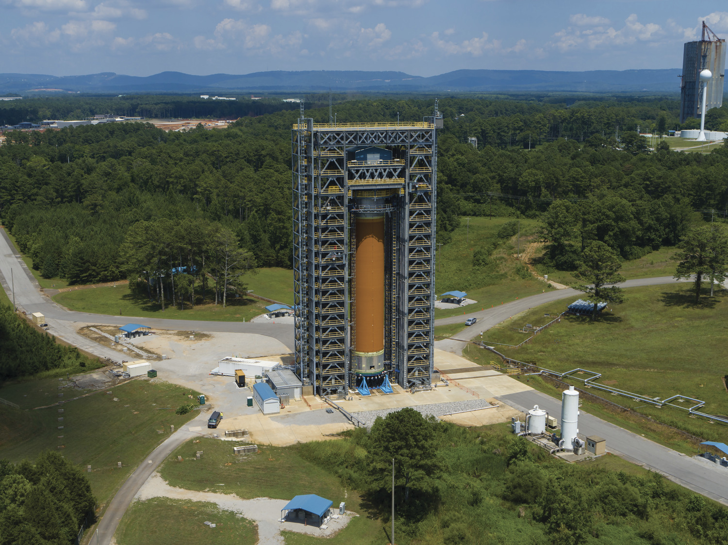 LH2 STA in NASA Marshall Space Flight Center West Test Area Test Stand.